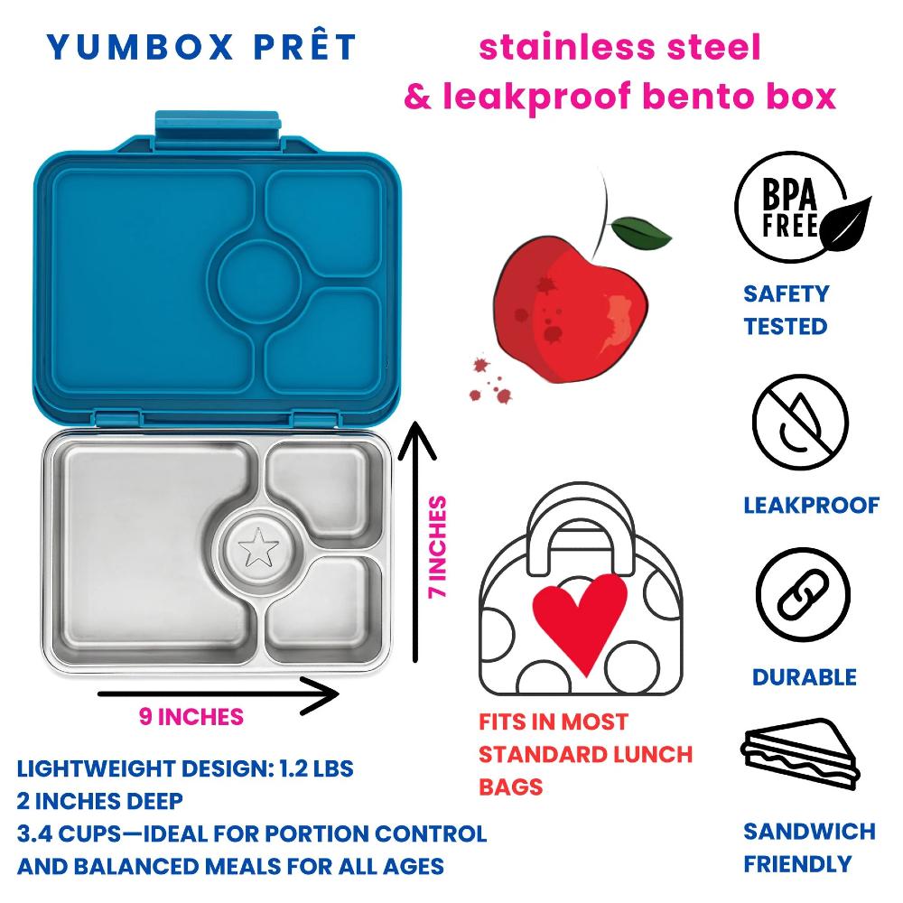 Pret Stainless Steel Lunchbox - Normandy Blue