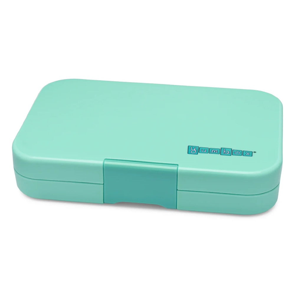 5-Compartment Tapas Lunchbox - Bali Aqua - Clear Aqua Tray
