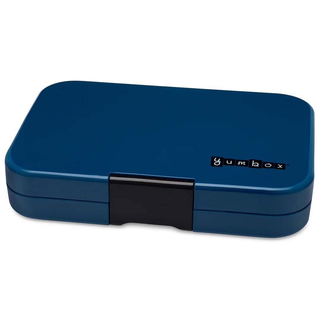 5-Compartment Tapas Lunchbox - Monte Carlo Blue - Jungle Tray