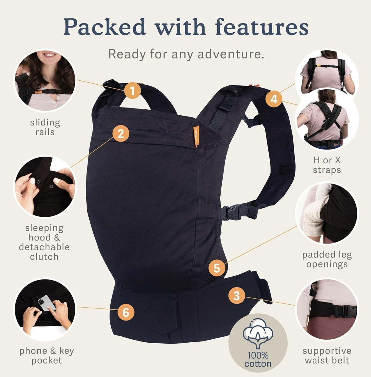 Beco Toddler Carrier - Grey