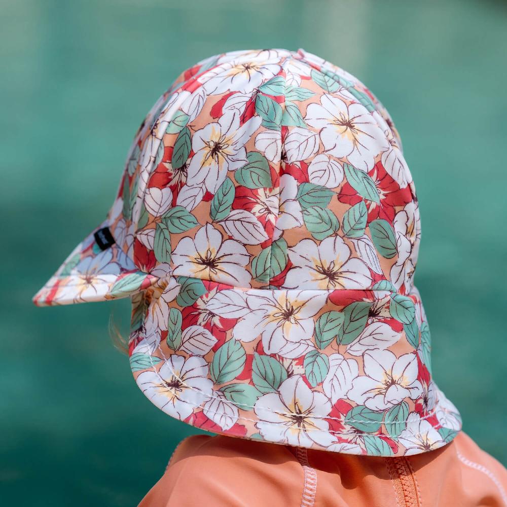Swim Legionnaire Sun Hat - Hibiscus
