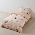 Kids Duvet Cover Set - Cats n Bows