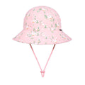 Ponytail Bucket Sun Hat - Quackers on a white background