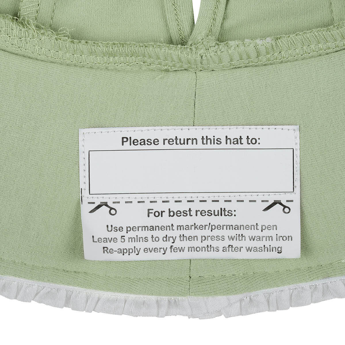 Ruffle Ponytail Bucket Sun Hat - Khaki