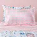 Cotton Fitted Sheet + Pillowcase Set - Charlie - Blush