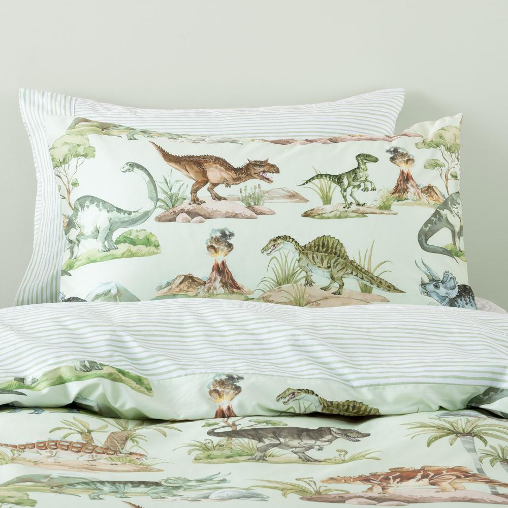 Cotton Duvet Cover Set - Dino Kingdom