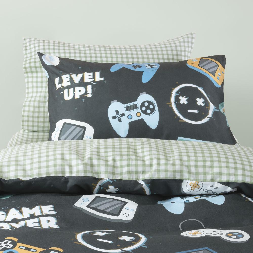 Cotton Duvet Cover Set - Game Over