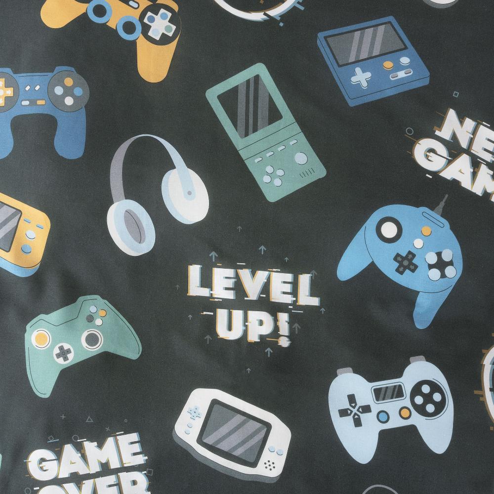 Cotton Duvet Cover Set - Game Over