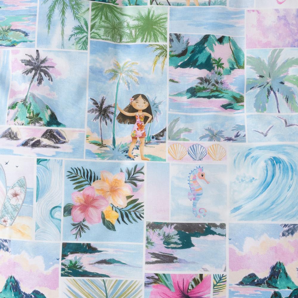 Cotton Duvet Cover Set - Palm Paradise