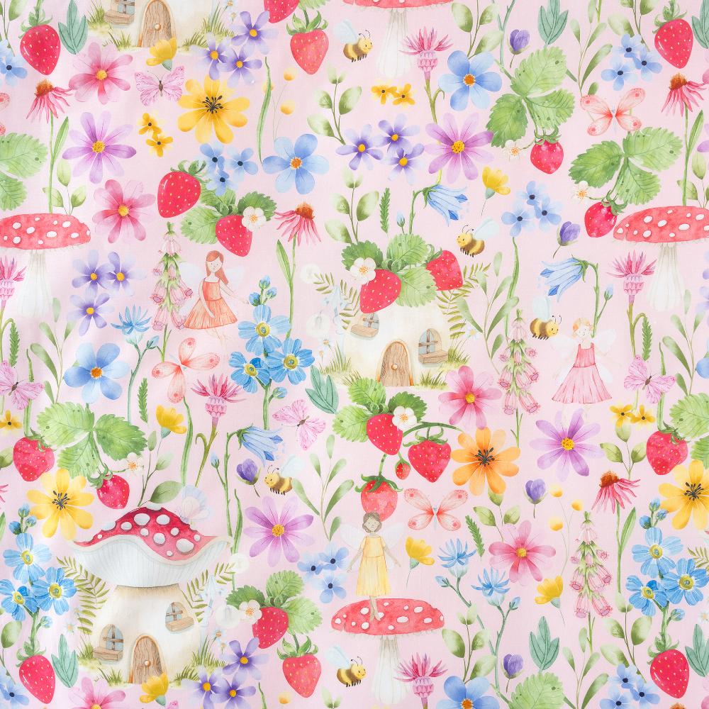 Toddler Pillowcase - Strawberry Meadow