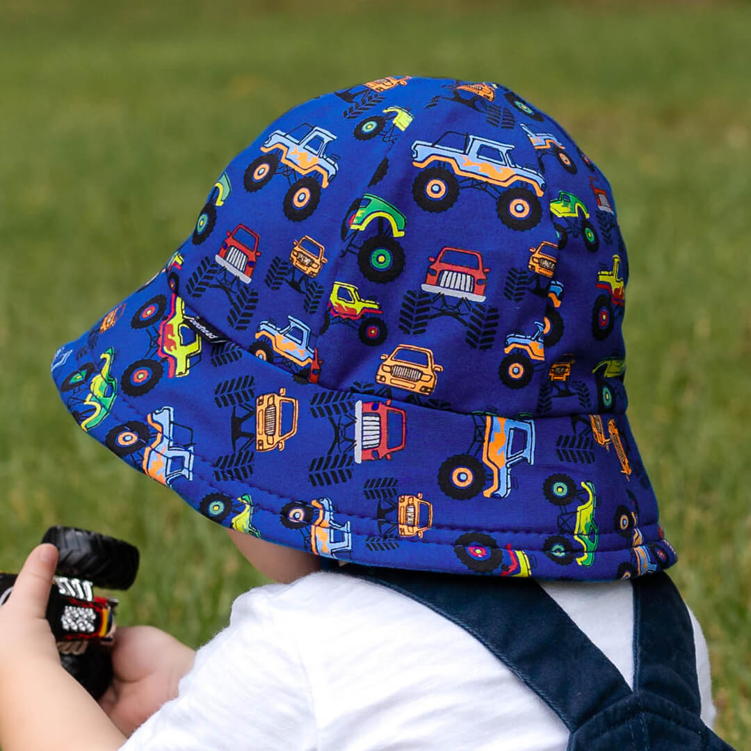 Toddler Bucket Sun Hat - Monstertruck